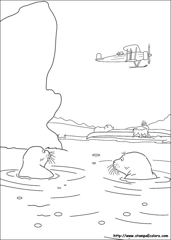 Disegni Piuma il piccolo Orsetto Polare